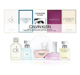 calvin klein ck miniature gift set - eternity 5ml edp + euphoria 4ml edp + calvin klein 5ml edp + eternity air 5ml edp + ck one 10ml edt (women)